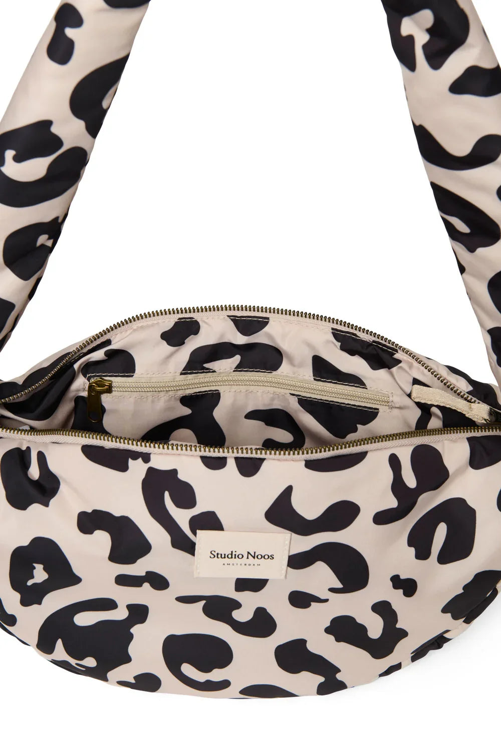 Holy Cow Puffy Mini Cross Body Bag - Bruinachtig