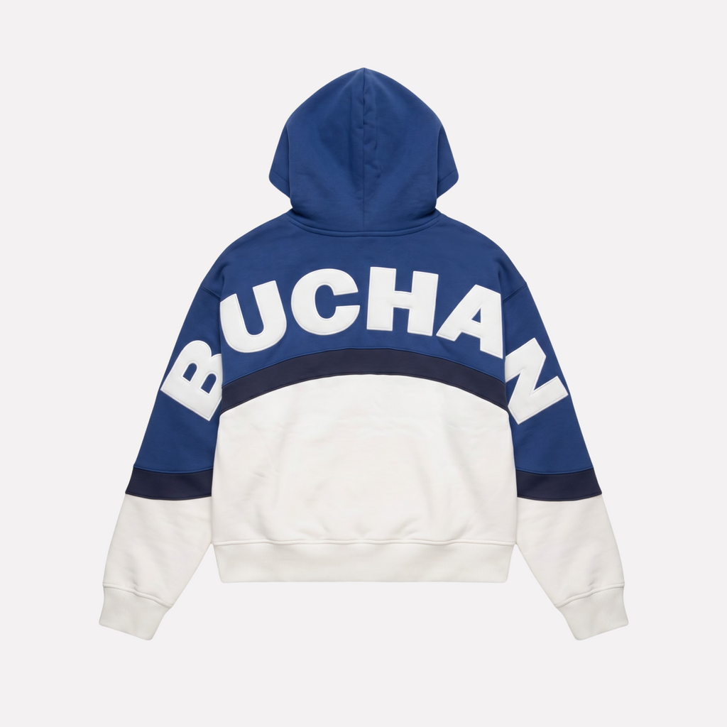 Colorblock Zip-up - Blue