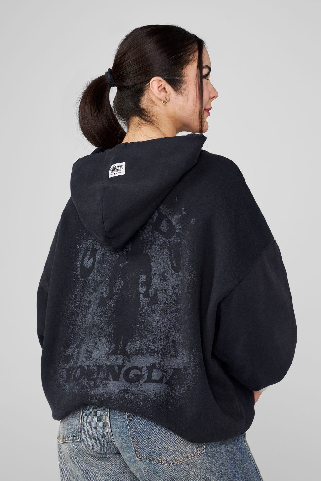 W5202 - Sweat à capuche vintage Golds Iron Legacy