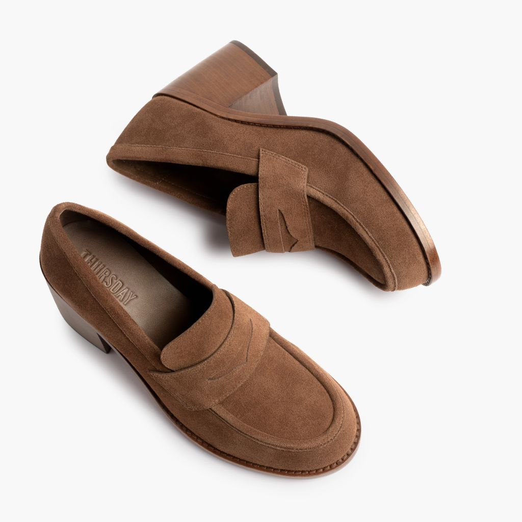 High Heel Penny | Sequoia Suede