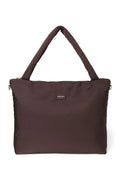 Braune gepolsterte Wickeltasche