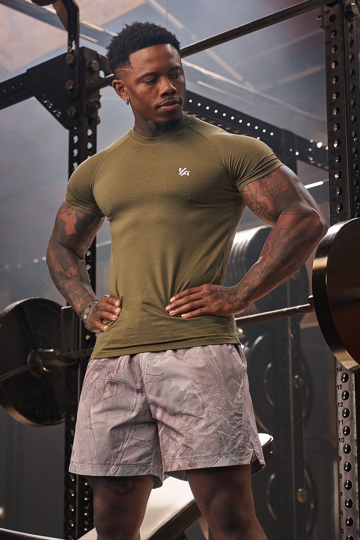 4016 - T-shirts de compression en coton naturel