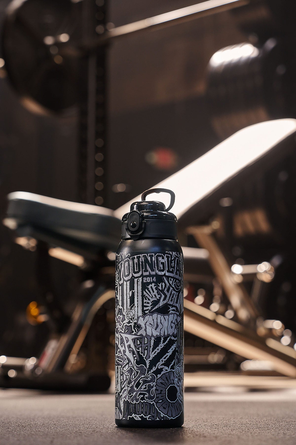 9007 - Bouteilles d'eau Graffiti