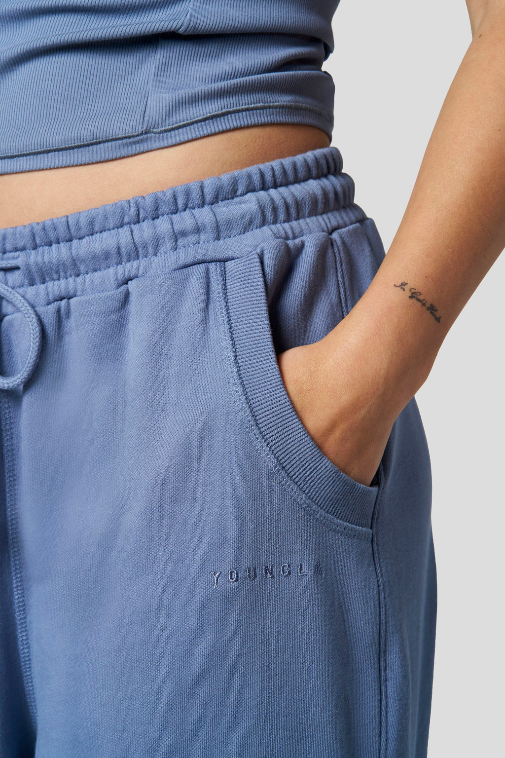 W2296 Pantalon de jogging super baggy