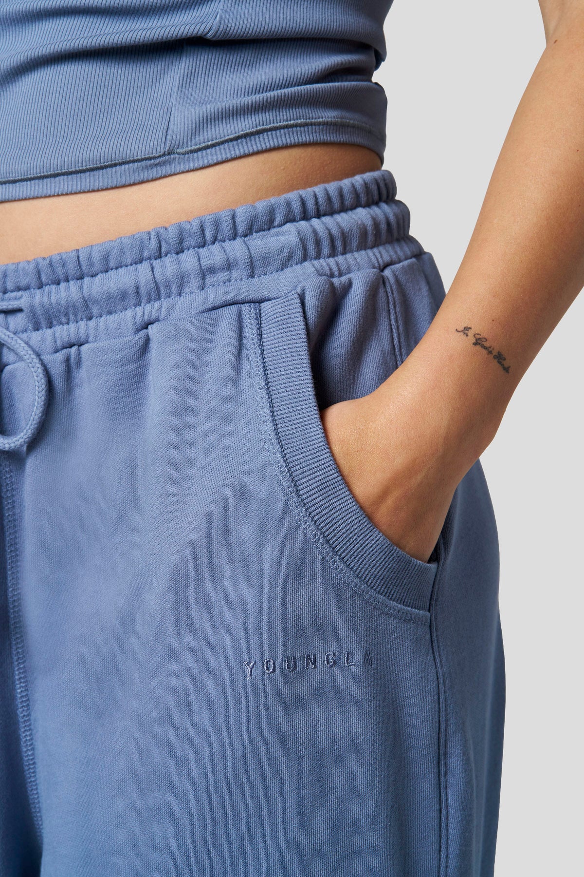 W2296 Pantalon de jogging super baggy