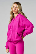 W5238 Sweat à capuche zippé confort