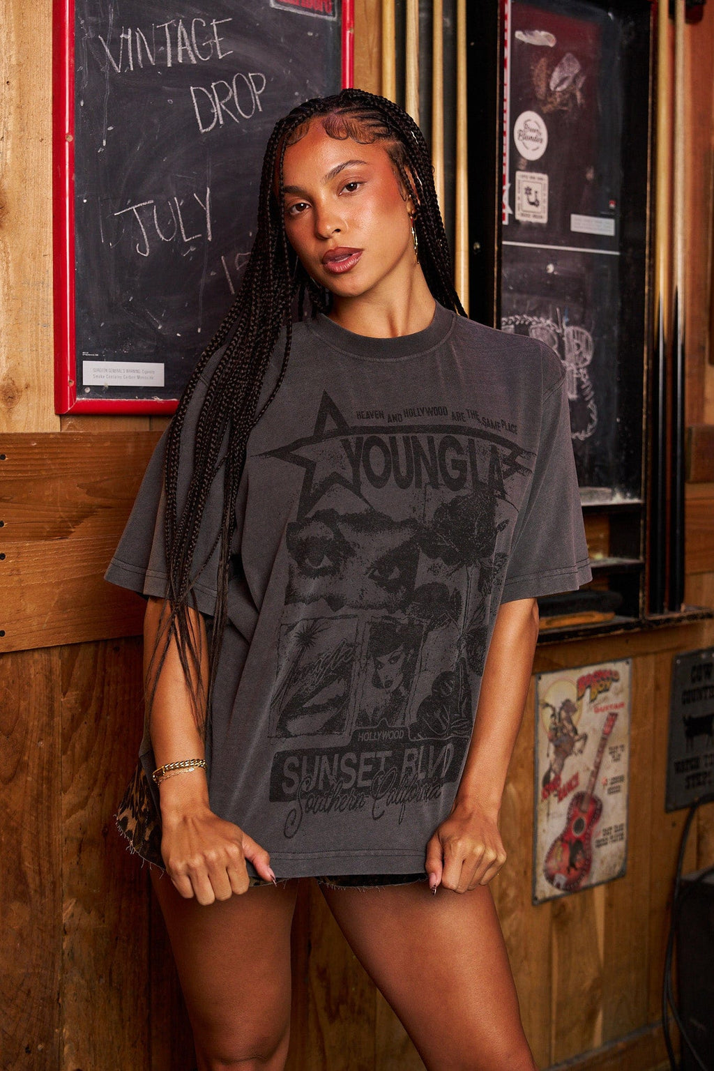 T-shirt oversize vintage W412
