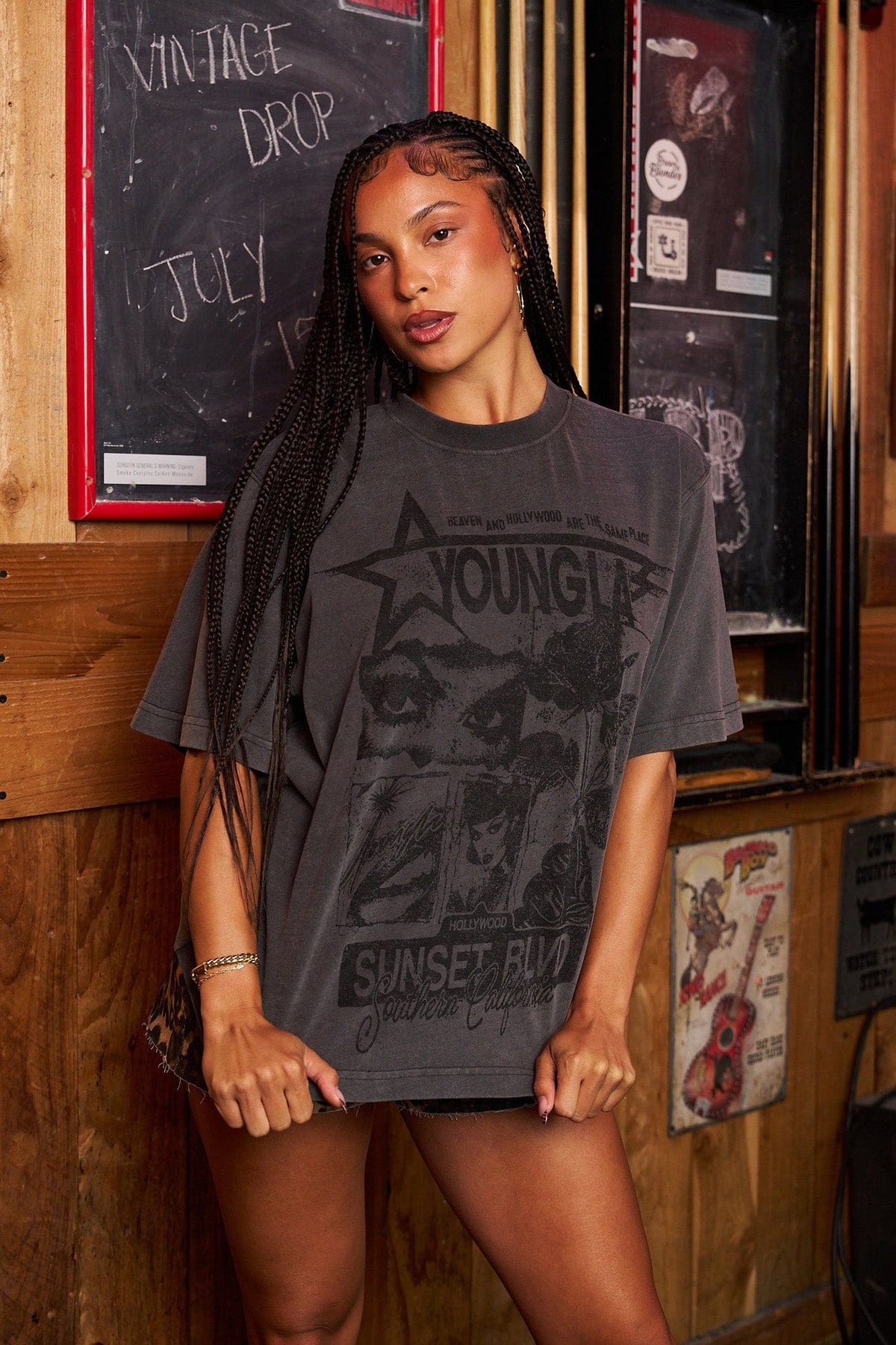 T-shirt oversize vintage W412