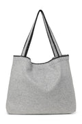 Graue, wollähnliche Müttertasche