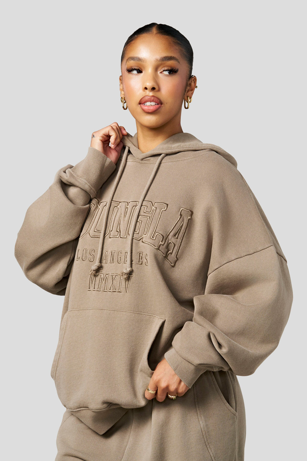 W542 - Sweat à capuche Minéral