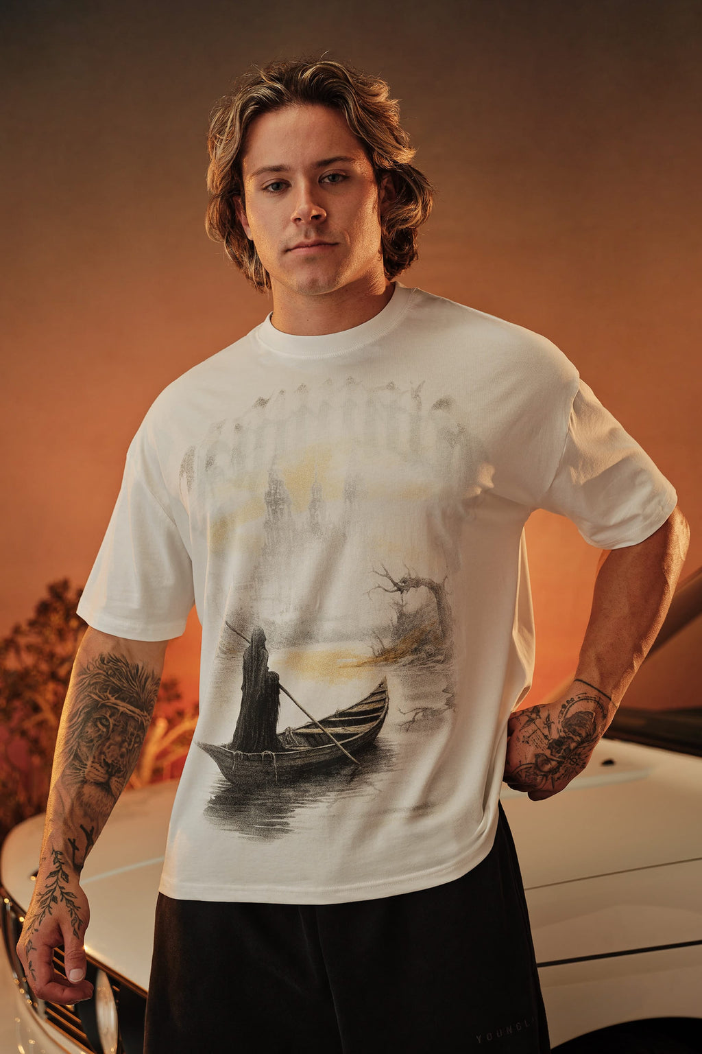 4164 - T-shirts réversibles à double sens