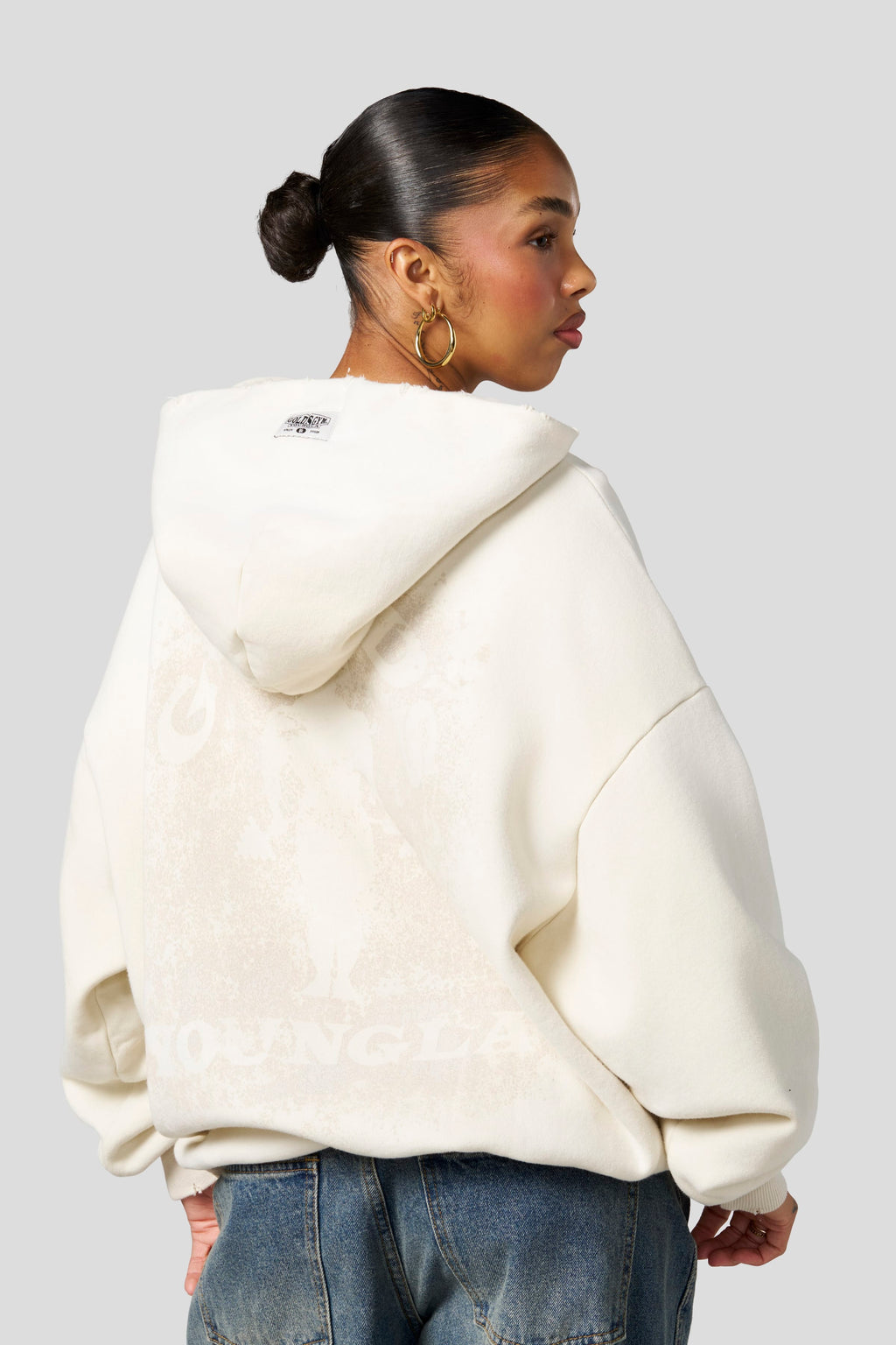 W5202 - Sweat à capuche vintage Golds Iron Legacy