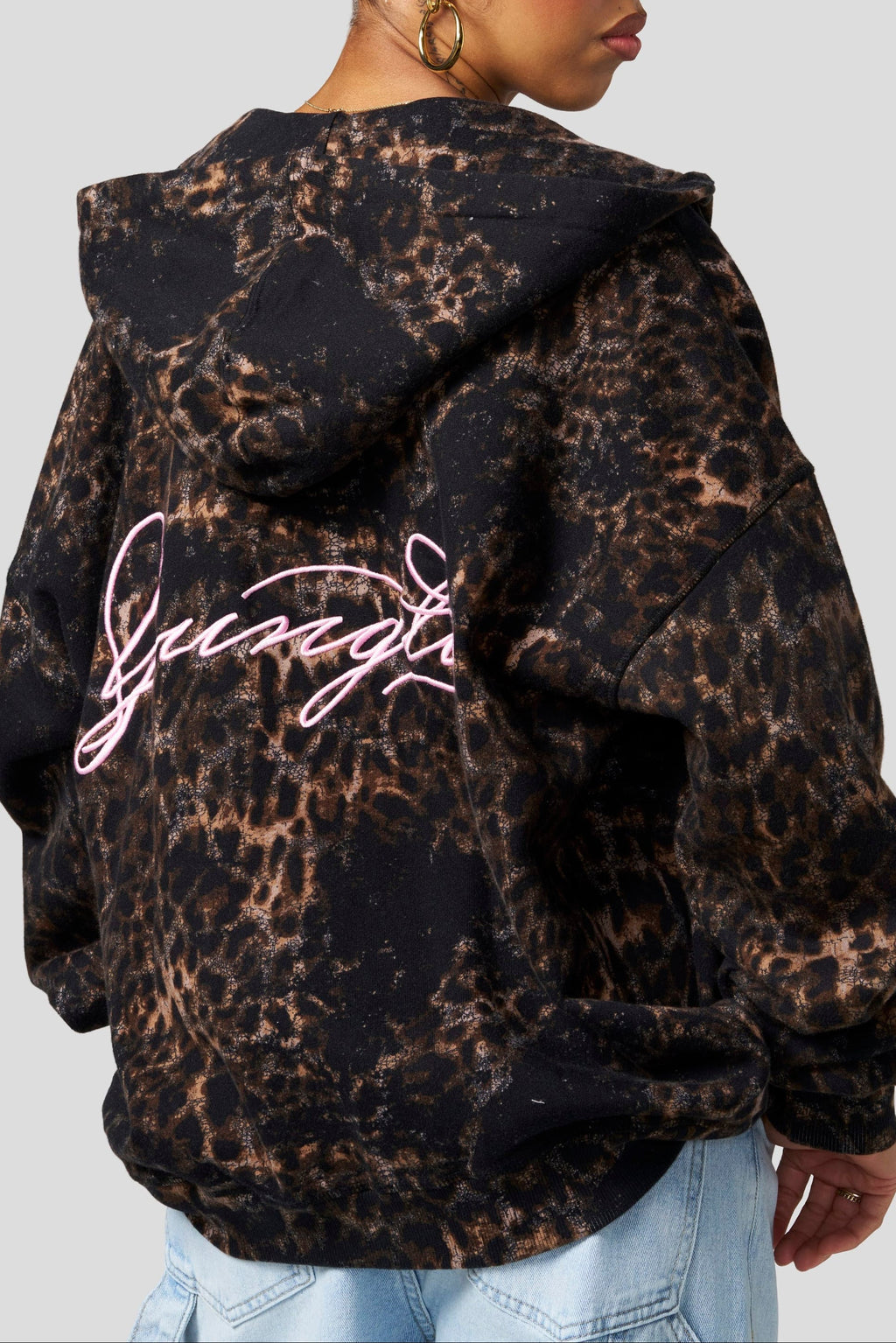W533 Sweat à capuche zippé Flashback