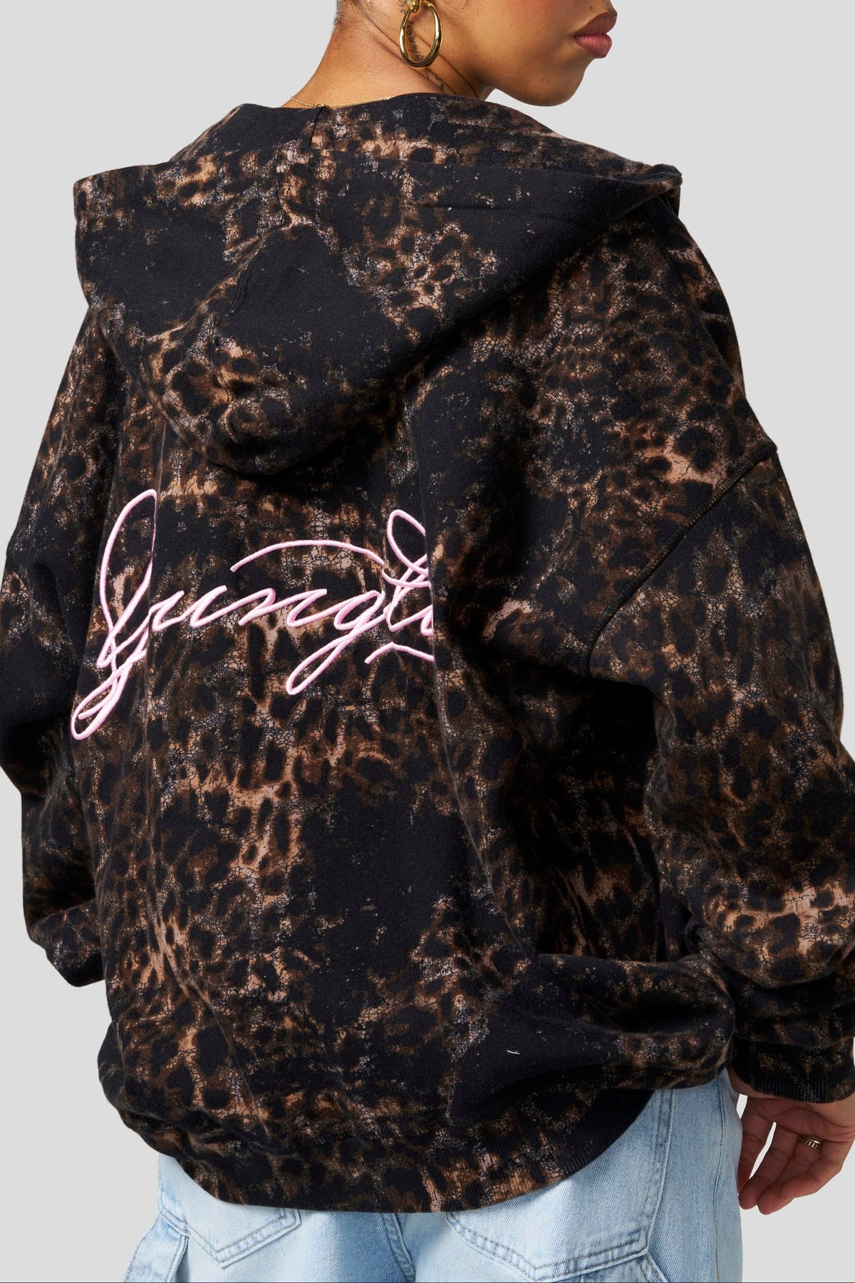 W533 Sweat à capuche zippé Flashback
