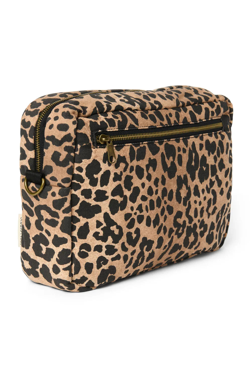 Brown Leopard Cotton Stroller Organizer