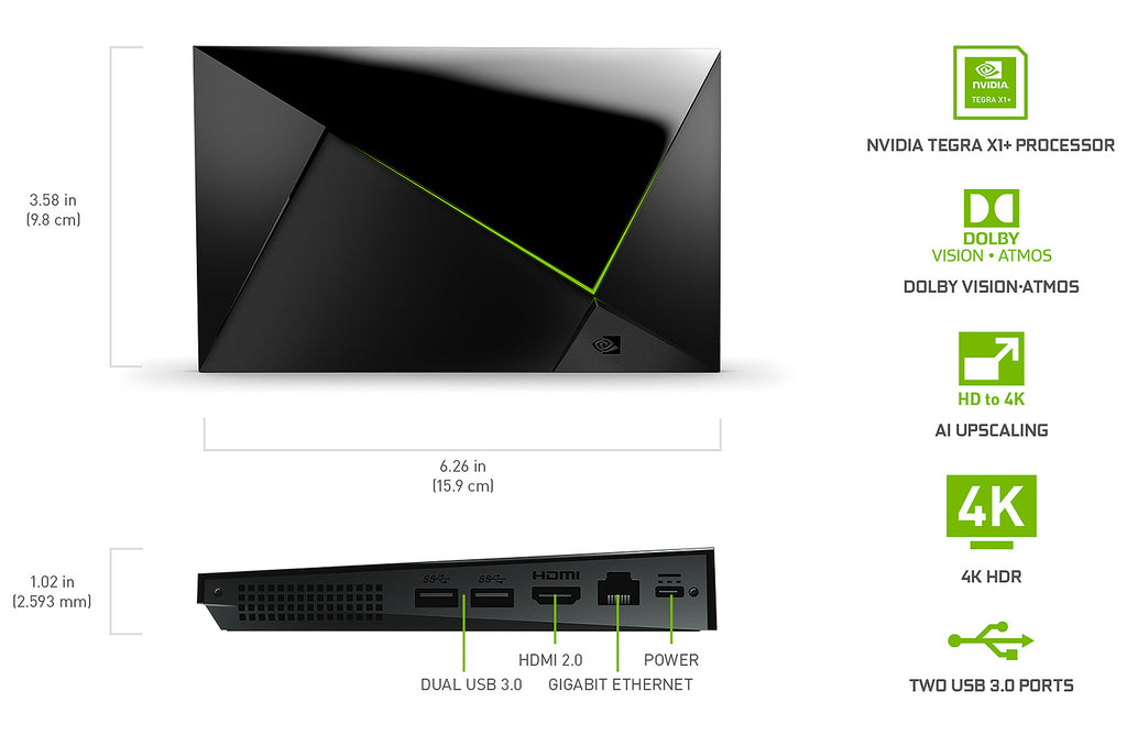 NVIDIA SHIELD Android TV Pro 4K HDR Streaming Media Player - 945-12897-2500-101 - image 2