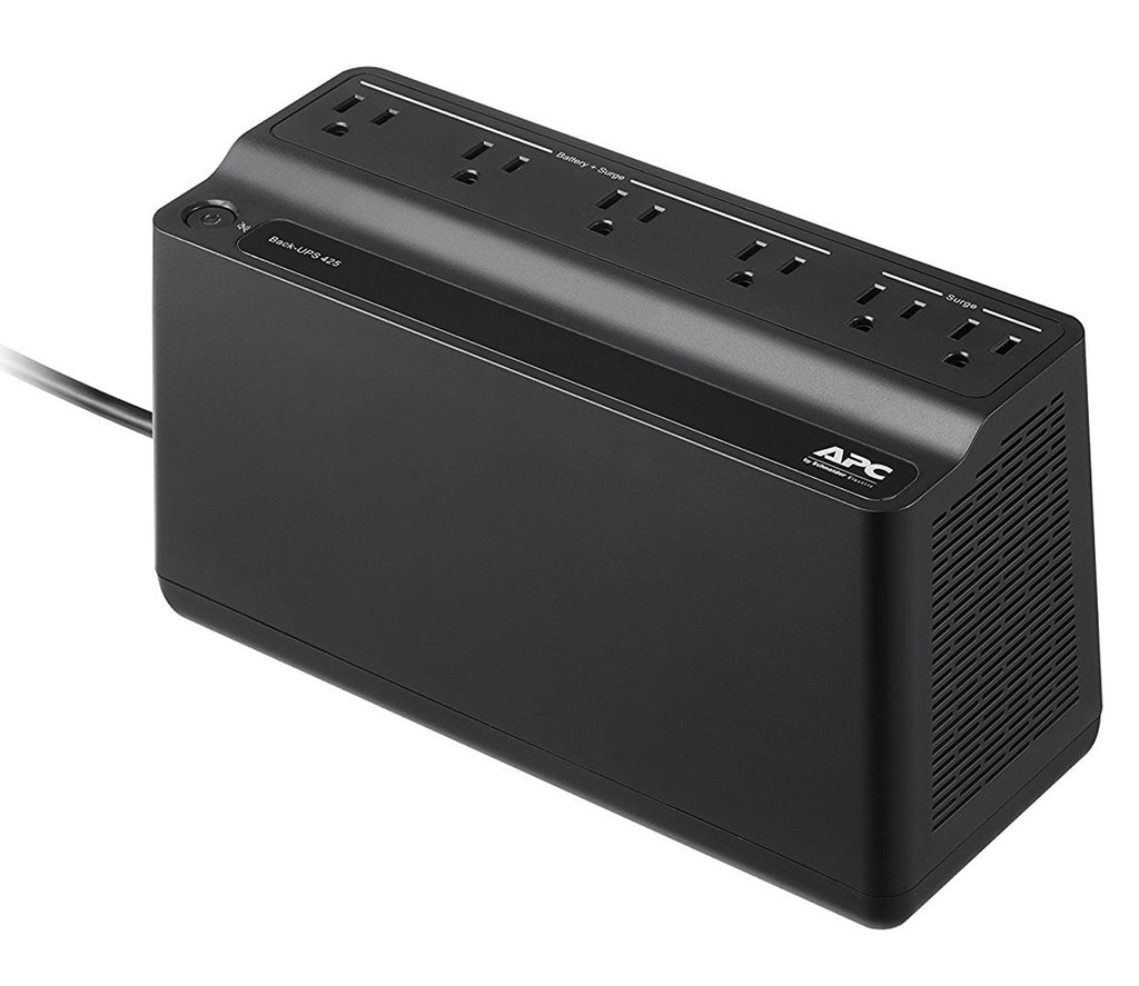 APC Back-UPS 6-Outlet Surge Protector And Battery Backup - BE425M - image 2