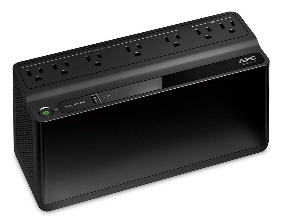 APC Back-UPS 600VA UPS Battery Backup & Surge Protector With USB Charging Port - BE600M1 - image 2