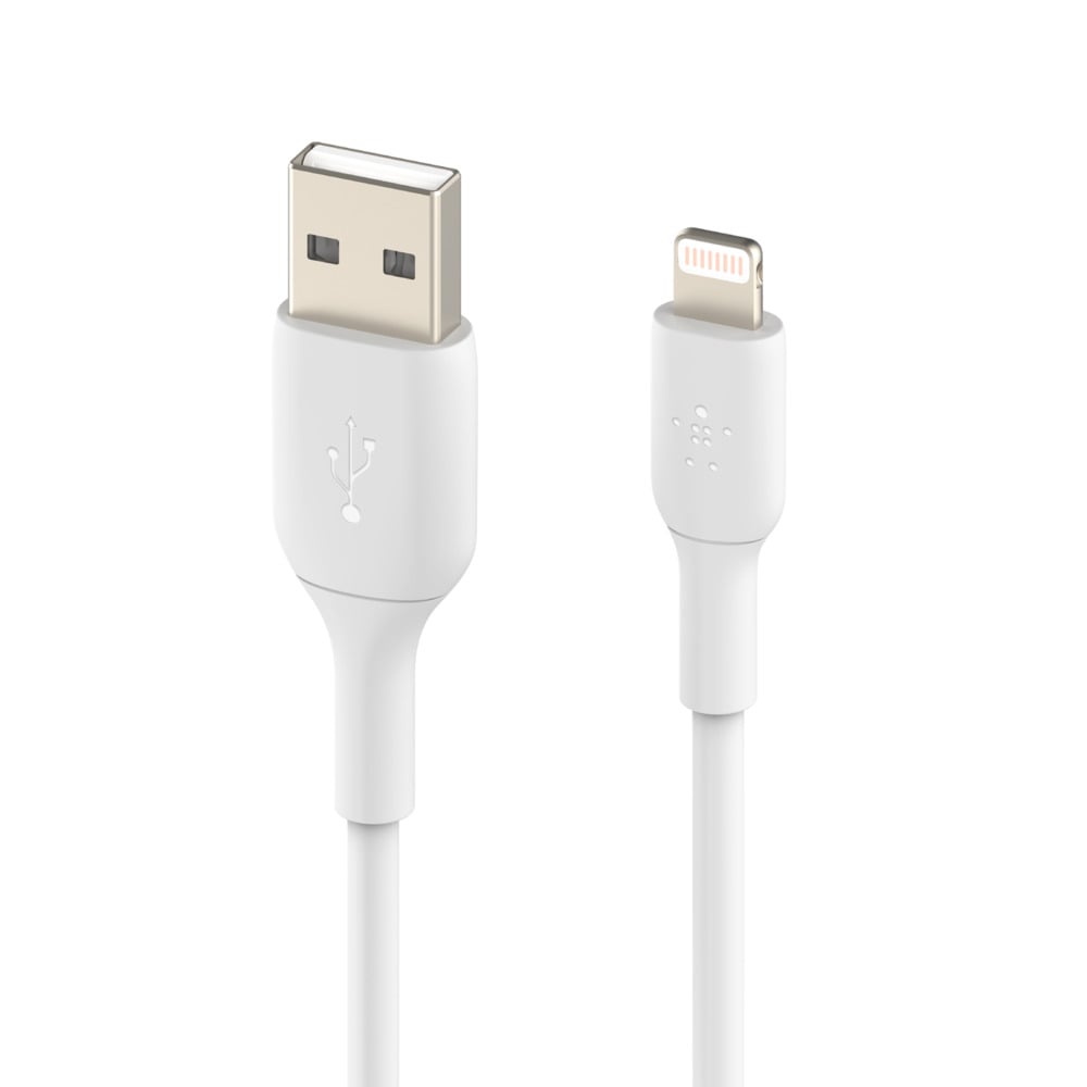 Belkin BOOST CHARGE 6.6 Foot White Lightning To USB-A Cable - CAA001BT2MWH - image 2