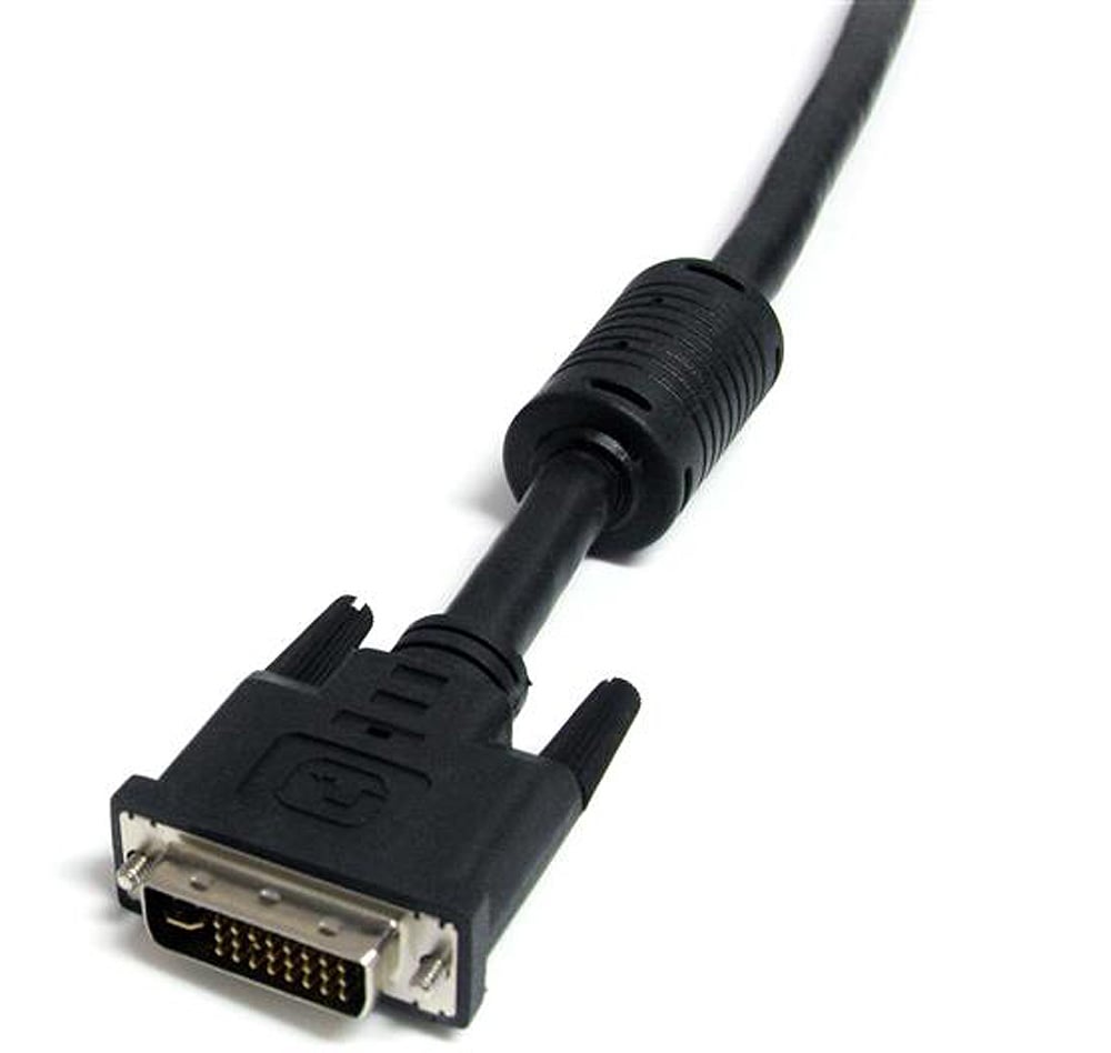StarTech Black 20 ft DVI-I Dual Link Digital Analog Monitor Cable M/M - DVIIDMM20 - image 2