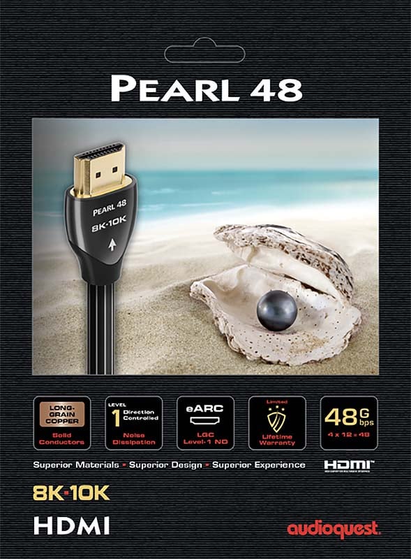 AudioQuest 3 Meters (9.8 Feet) Pearl 48 HDMI 2.1 Cable - HDM48PEA300 - image 3
