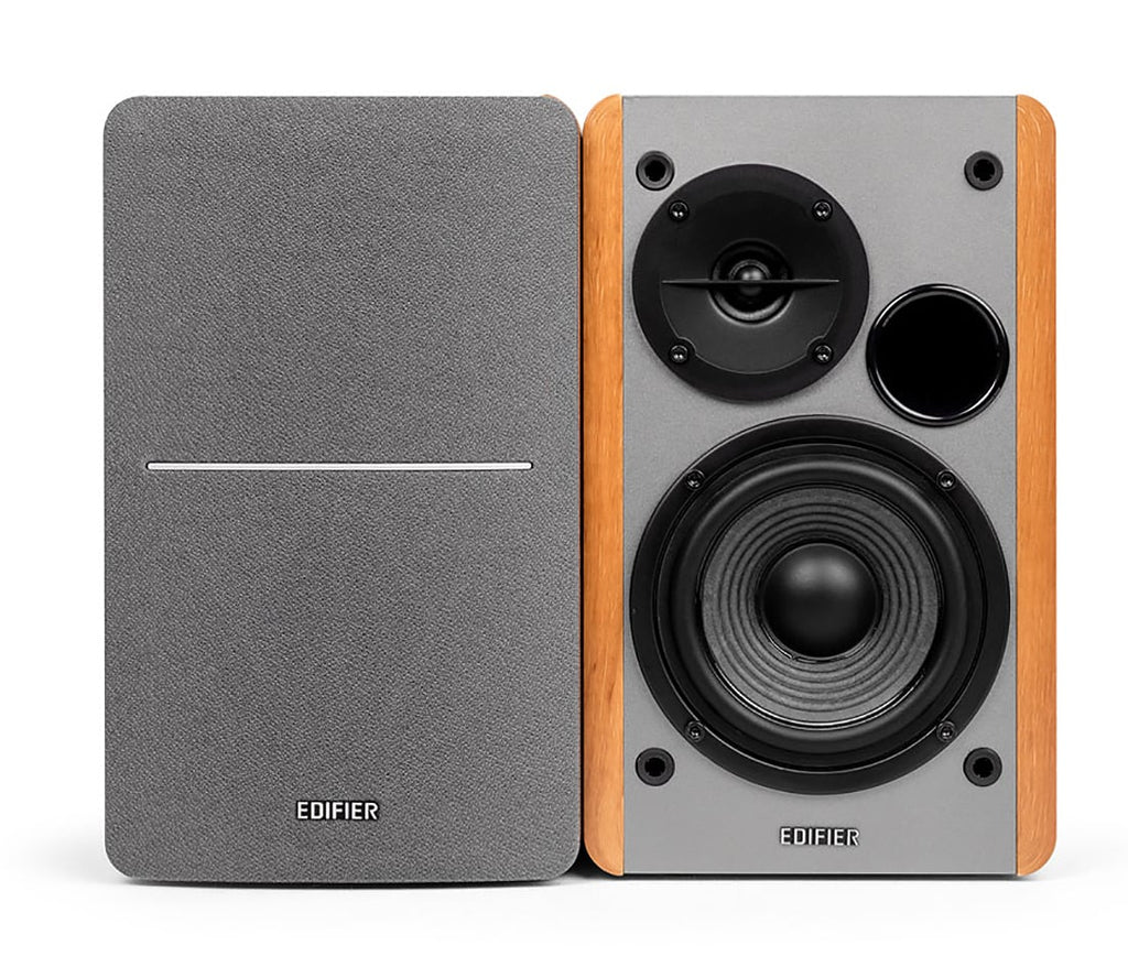 Edifier Wood Grain Powered Bookshelf Speakers (Pair) - R1280T - image 2