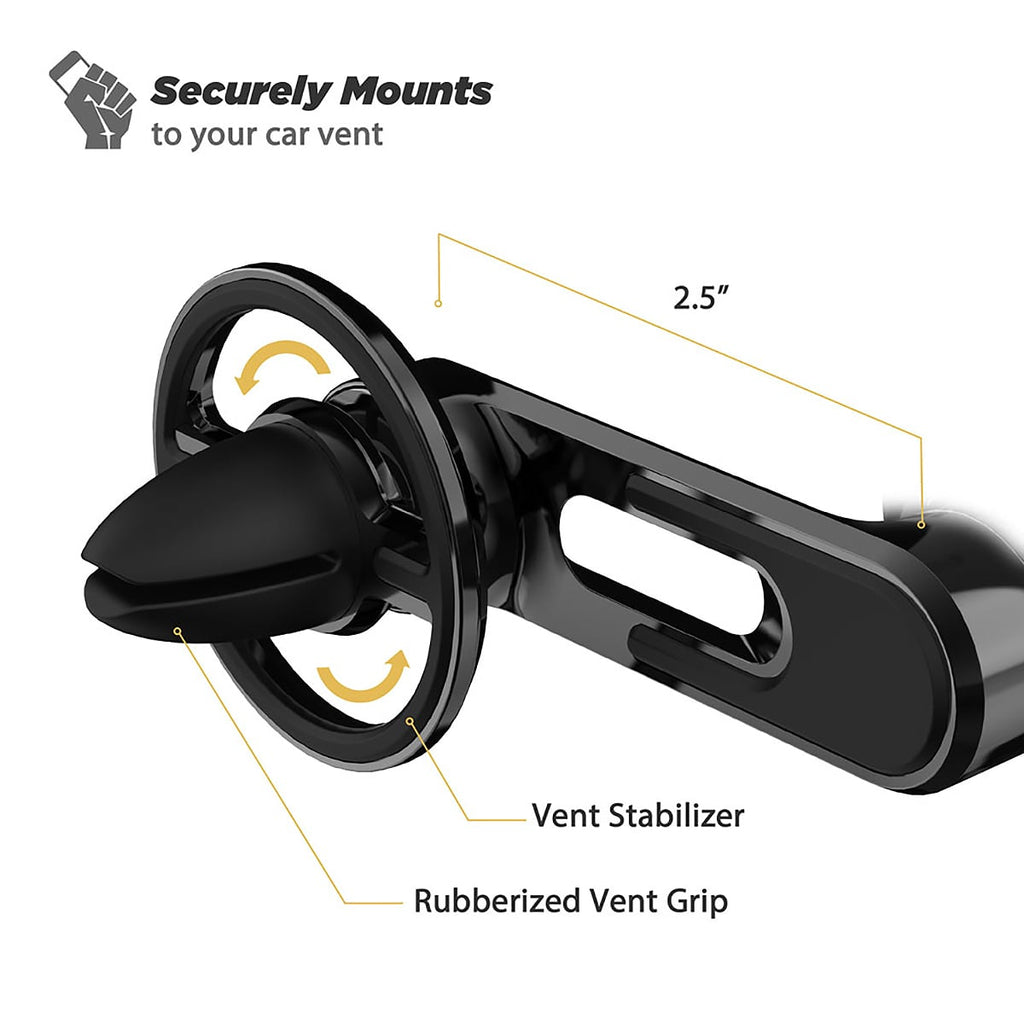 Scosche Universal Air Vent Phone Holder With Freeflow Vent Arm - VP2M-SP - image 2