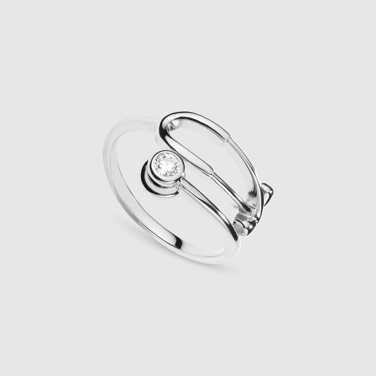 Stethoscope Ring - Silver