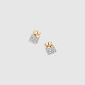 Glow Getter Pavé Stud Earrings - Gold