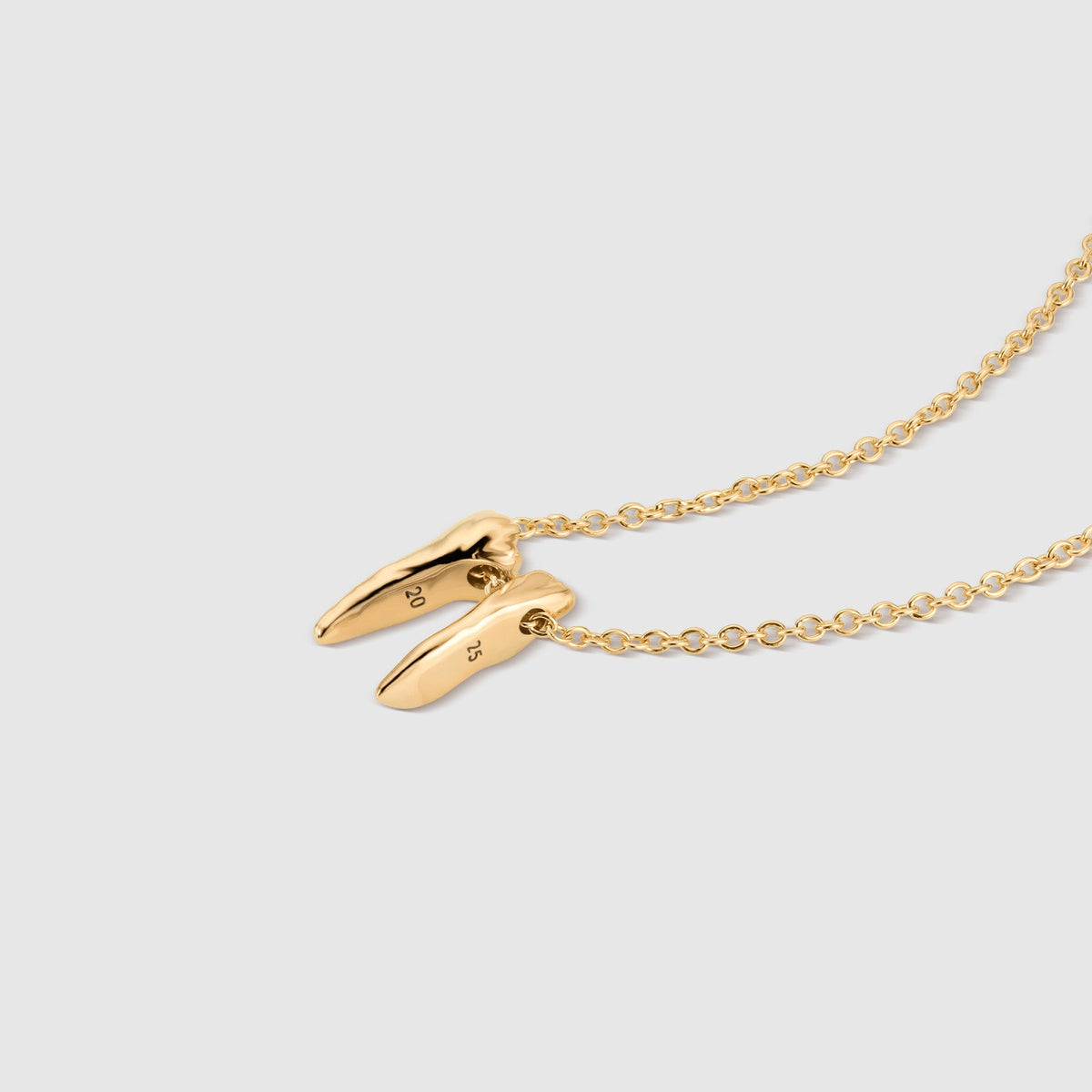 2025 Graduation Year Necklace - Gold