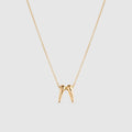 2028 Graduation Year Necklace - Gold