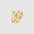 Bold Stethoscope Ring - Gold