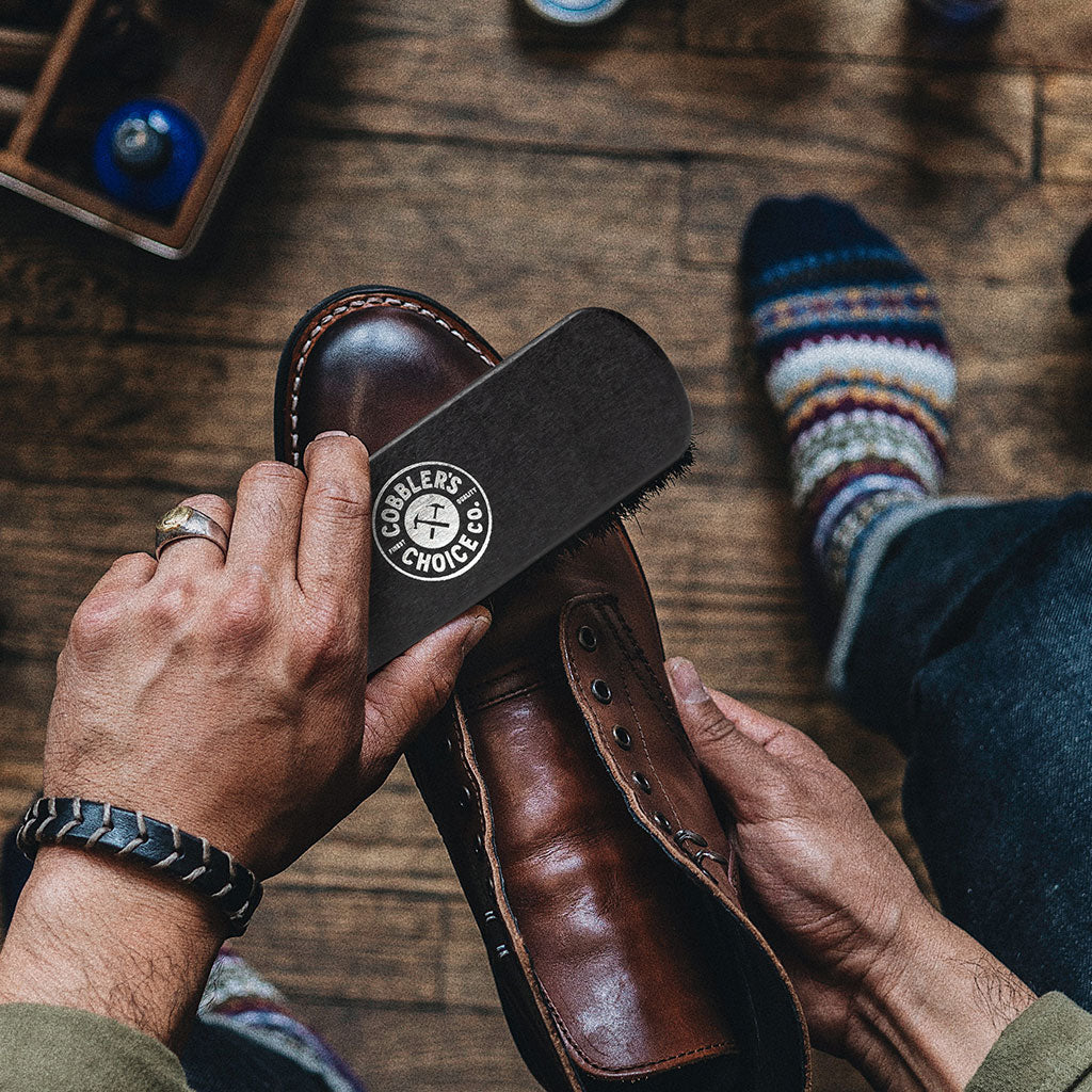 Cobbler's Choice Premium Shoe Brush | Black