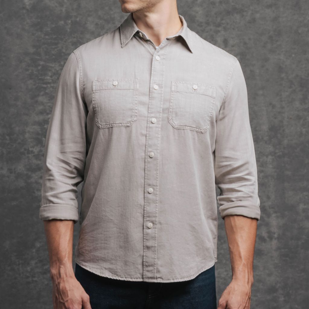 Chambray Workshirt | Oyster