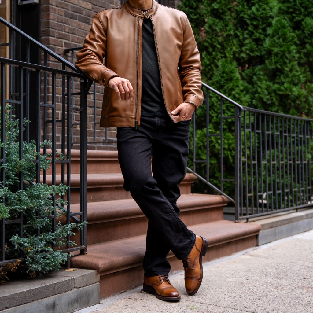 Racer Jacket | Toffee