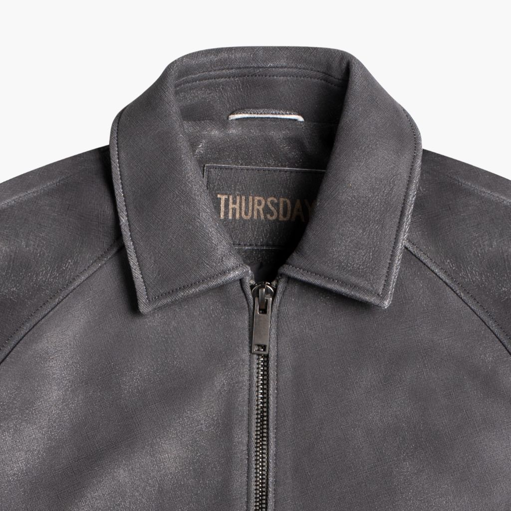 Major League Jacket | Grey Textured
