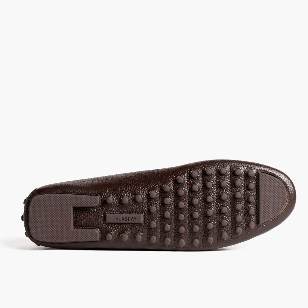 Driving Loafer | Brown & Gold