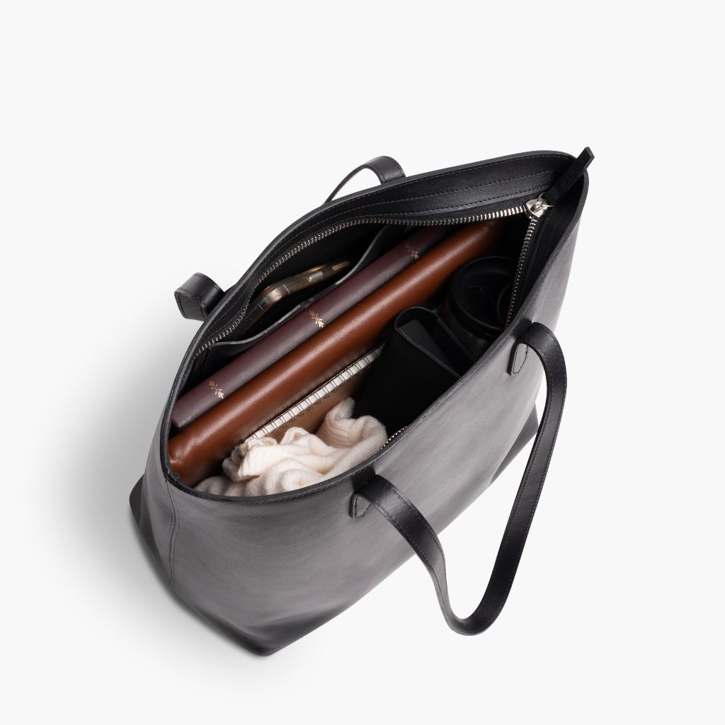 Everyday Tote | Black (L) (Zipper)