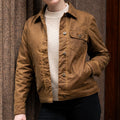 Waxed Canvas Field Jacket | Khaki
