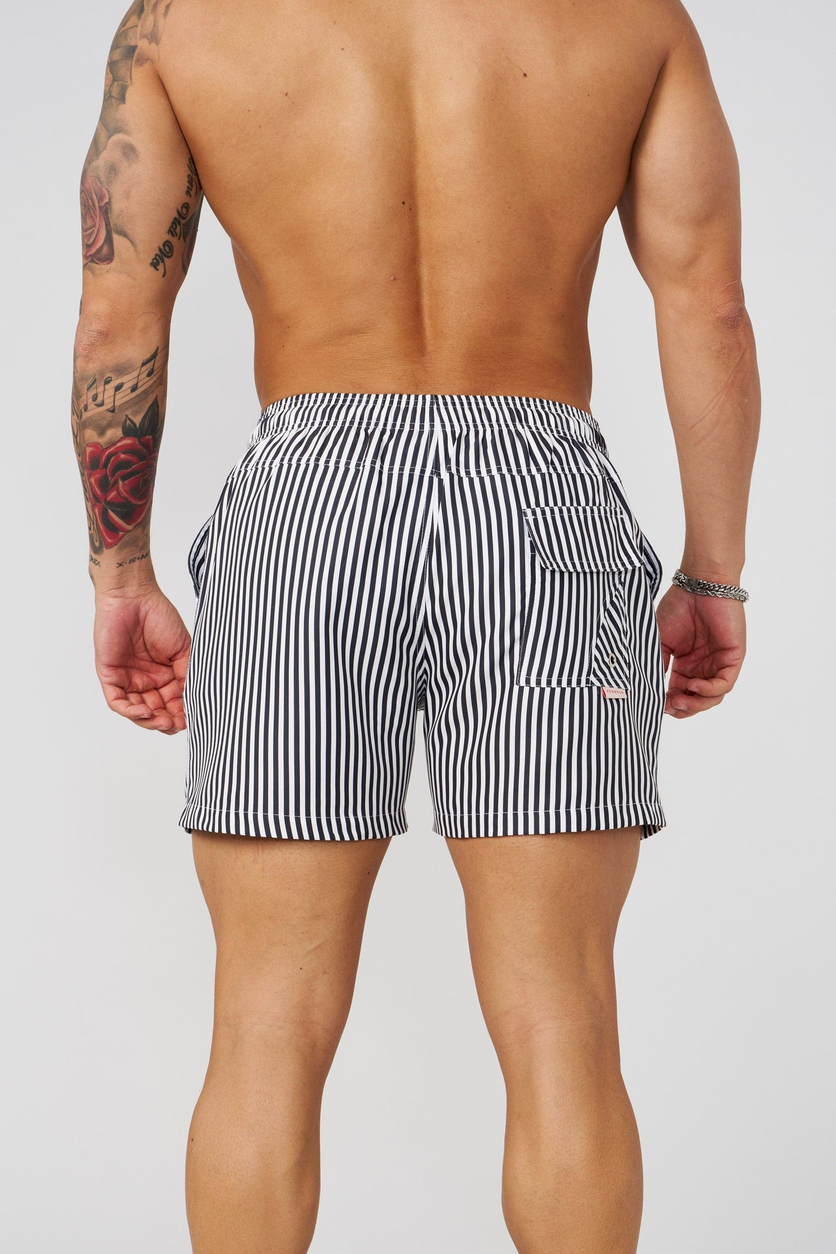 1056 - Short de bain rayé