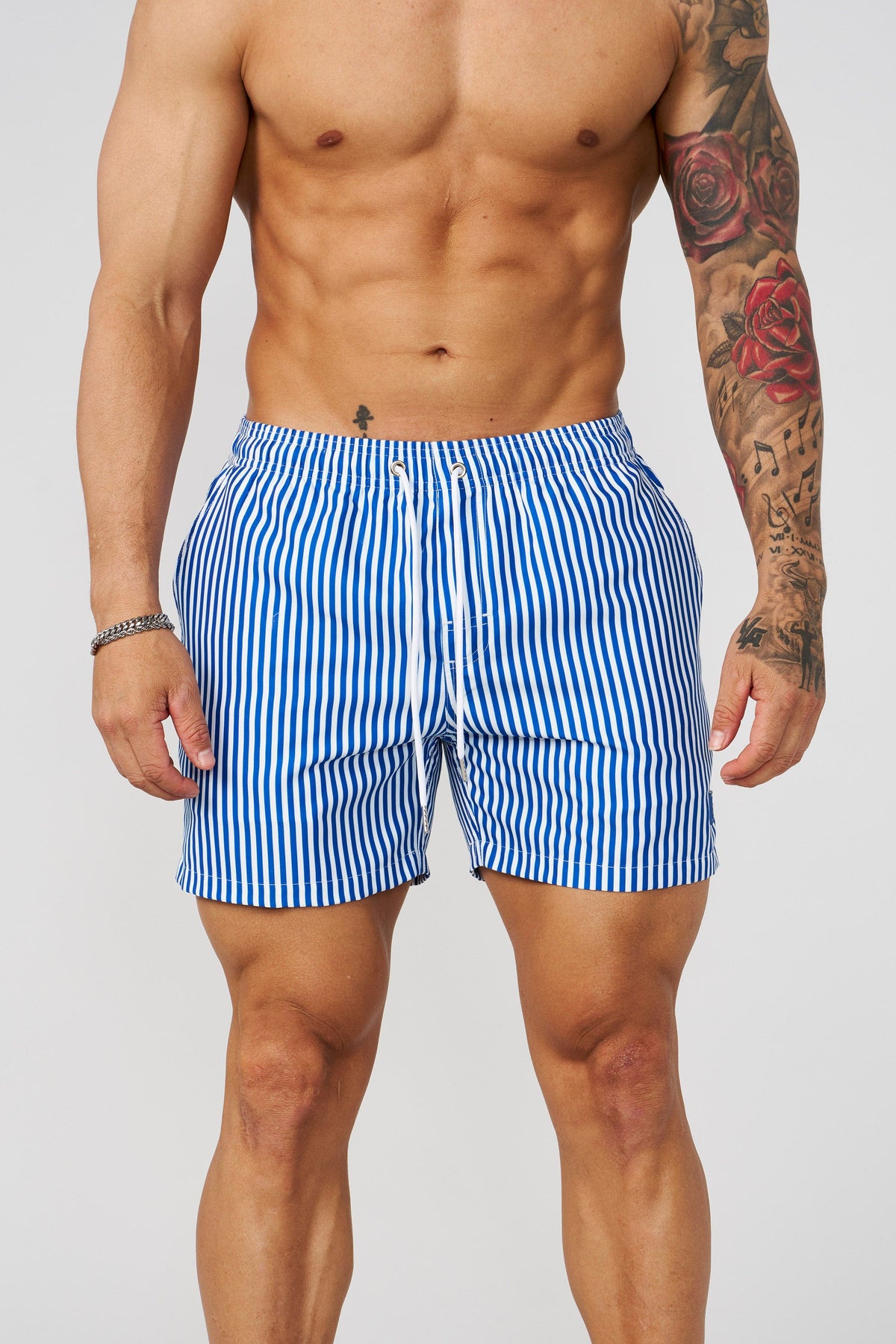 1056 - Short de bain rayé