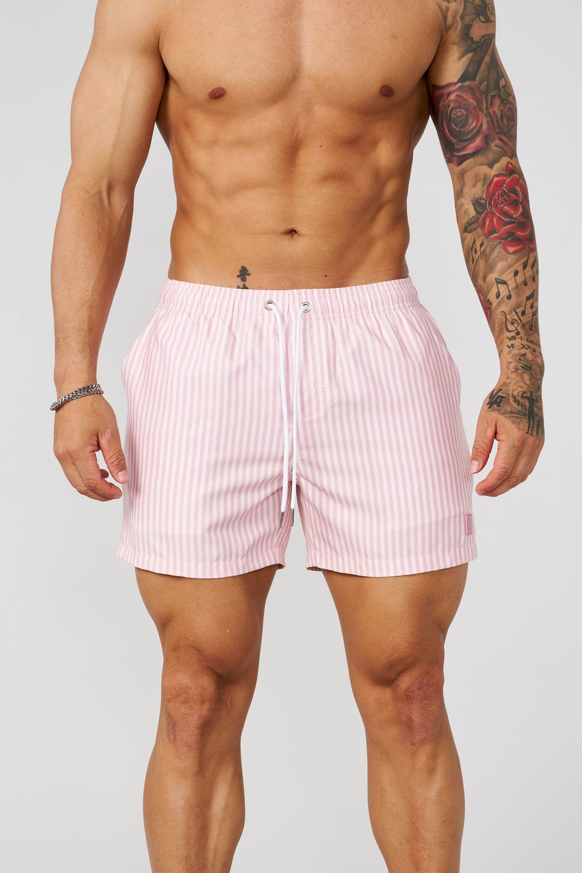 1056 - Short de bain rayé