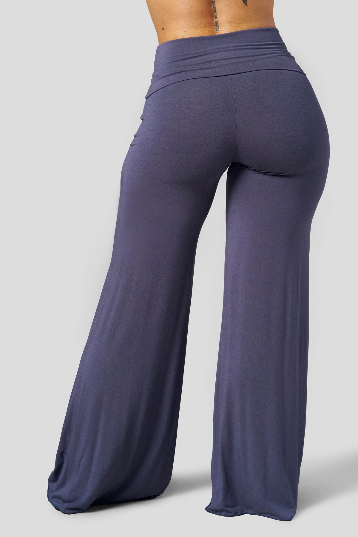 W2280 - Pantalon cache-cœur uni - Régulier