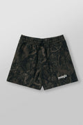 1118 - Short en coton camouflage d'arbre
