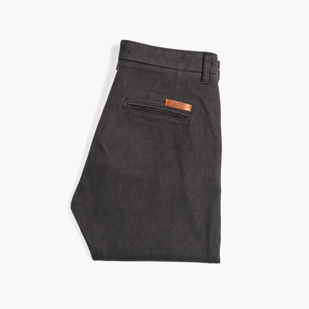 Kato Axe Slim Fit Chinos | Charcoal