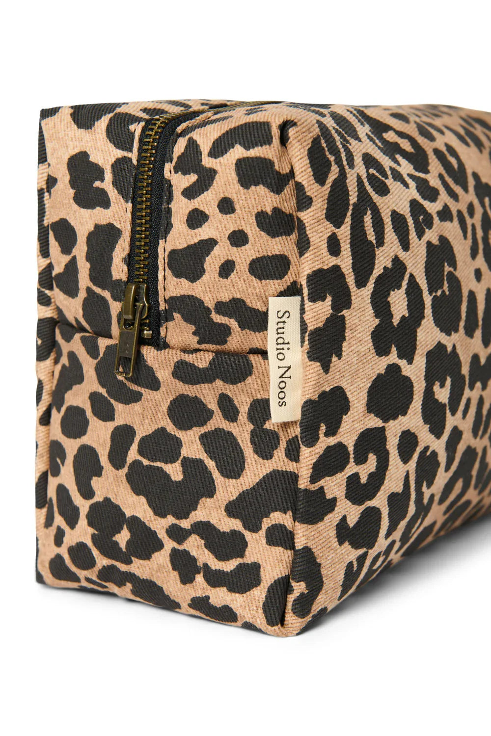 Grüne Leopard-Baumwoll-Kulturtasche