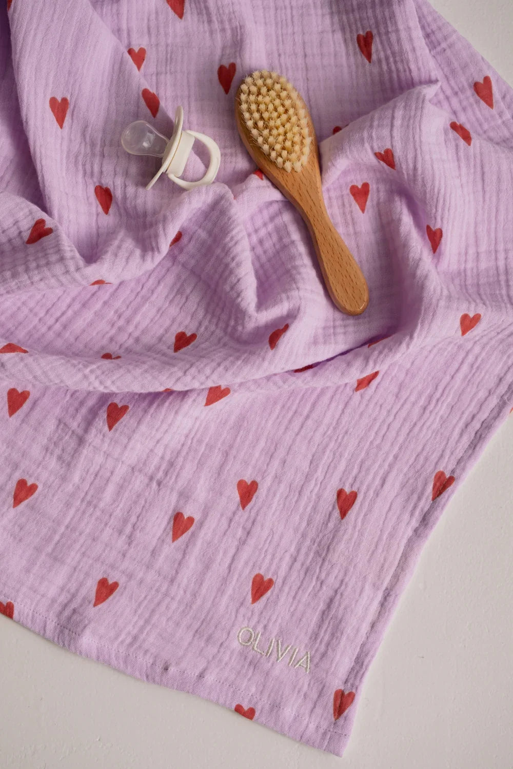 Blue Hearts Inbakerdoek Cadeauset