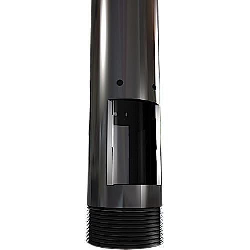 Crimson 6" - 11" Black Adjustable Length Extension Column - EA0611B - image 2