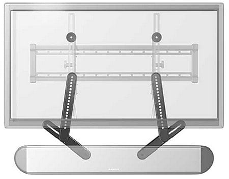 Sanus Black Soundbar Speaker Mounts (Pair) - SA405-B1 - image 2