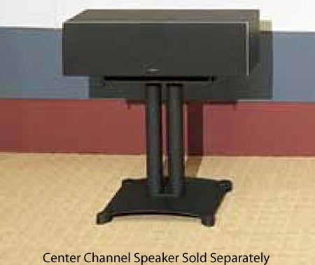 Sanus 18" Steel Series Black Center Channel Speaker Stand (Each) - SFC18-B1 - image 2